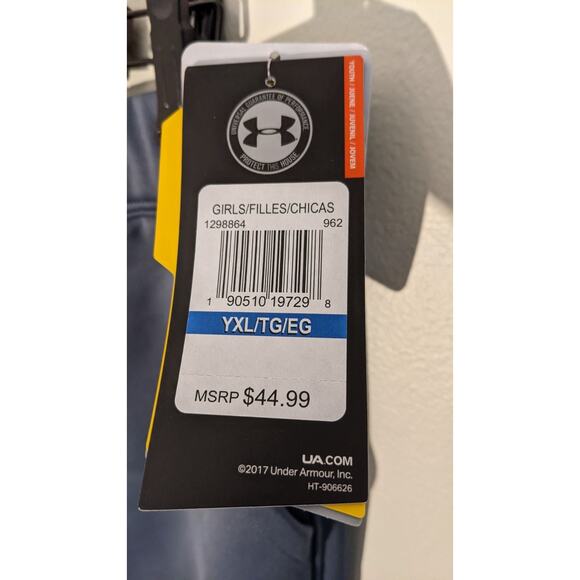 NWT Girls Under Armour Fleece Sweat Pant Size YXL/18 - Picture 3 of 6